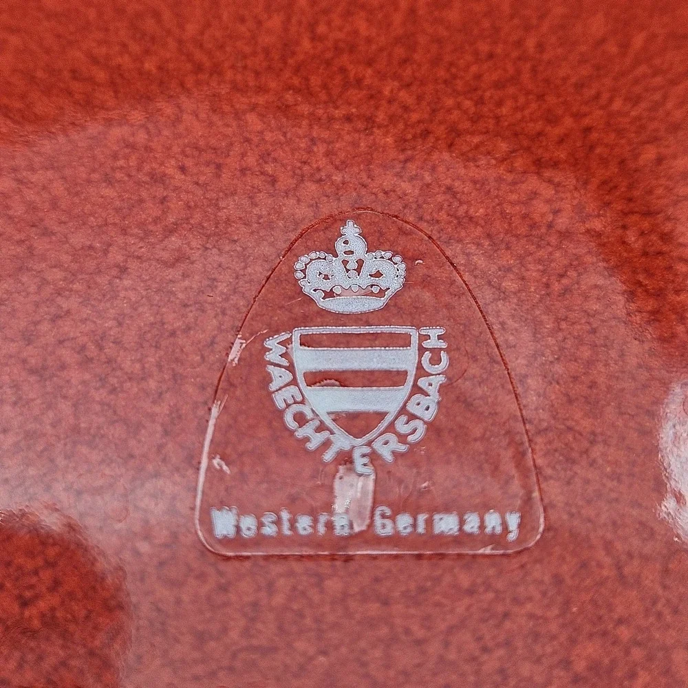 4 Waechtersbach Christmas Tree Red Salad/Dessert Plate 7-3/4